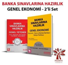 Akademi Banka Sınavları Genel Yetenek+Genel Ekonomi 2 li Set Akademi Consulting Yayınları