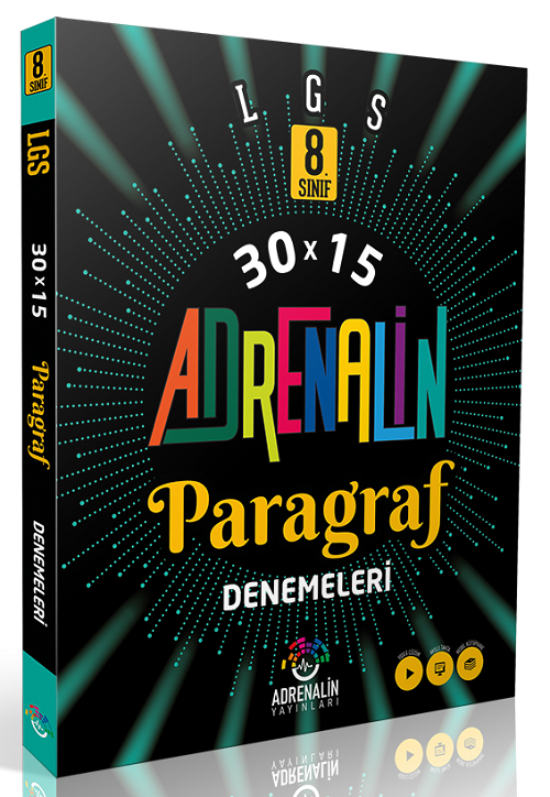 Adrenalin 8. Sınıf LGS Paragraf 30x15 Deneme Adrenalin Yayınları