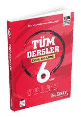 Sınav 6. Sınıf Tüm Dersler Konu Anlatımlı Sınav Yayınları