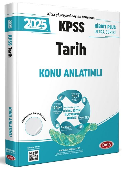 Data 2025 KPSS Tarih Ultra Konu Anlatımlı Data Yayınları