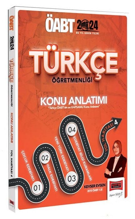 Yargı 2024 ÖABT Türkçe Yol Haritası-4 Halk Edebiyatı, Yeni Türk Edebiyatı Konu Anlatımı - Kevser Evsen Yargı Yayınları