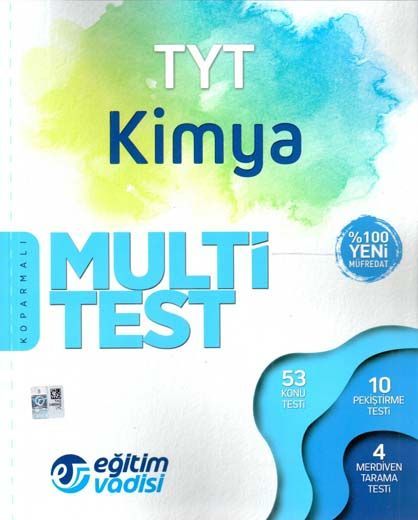 Eğitim Vadisi YKS TYT Kimya Multi Test Eğitim Vadisi Yayınları