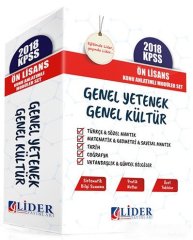 SÜPER FİYAT - Lider 2018 KPSS Lise Ön Lisans Konu Anlatımlı Modüler Set Lider Yayınları