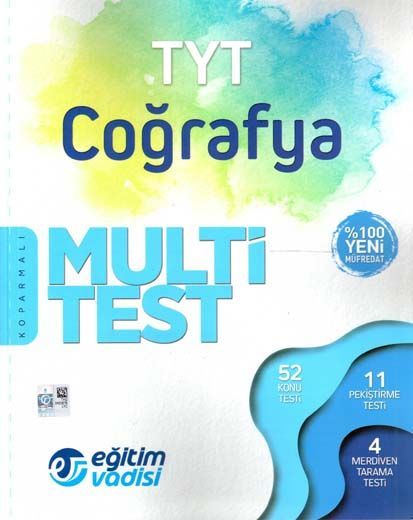 SÜPER FİYAT - Eğitim Vadisi YKS TYT Coğrafya Multi Test Eğitim Vadisi Yayınları