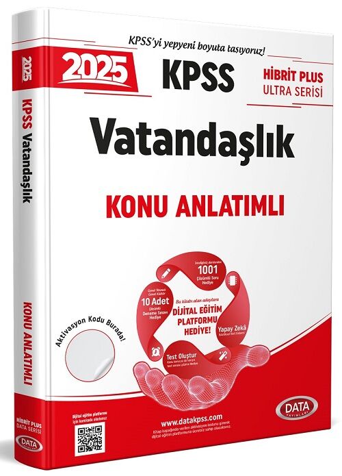 Data 2025 KPSS Vatandaşlık Ultra Konu Anlatımlı Data Yayınları