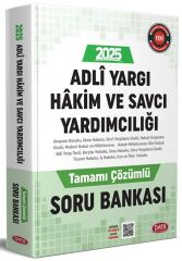 Data 2025 Adli Yargı Hakim ve Savcı Yardımcılığı Soru Bankası Çözümlü Data Yayınları