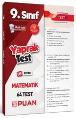 Puan 9. Sınıf Matematik Çek Kopar 64 Yaprak Test Puan Yayınları