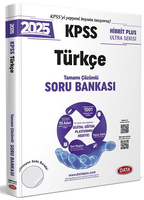 Data 2025 KPSS Türkçe Ultra Soru Bankası Çözümlü Data Yayınları