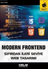 Kodlab Modern Frontend, Sıfırdan İleri Seviye Web Tasarımı - Erkan Kabil ​Kodlab Yayınları