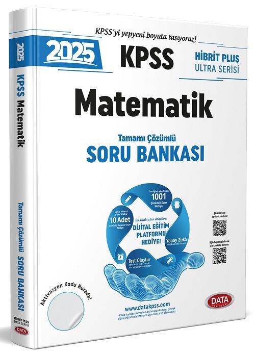 Data 2025 KPSS Matematik Ultra Soru Bankası Çözümlü Data Yayınları