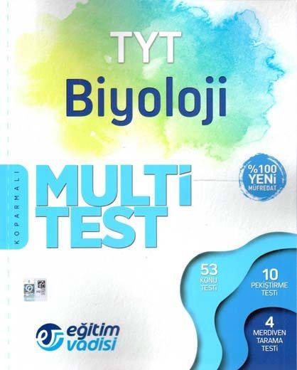 Eğitim Vadisi YKS TYT Biyoloji Multi Test Eğitim Vadisi Yayınları