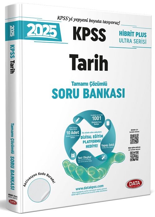 Data 2025 KPSS Tarih Ultra Soru Bankası Çözümlü Data Yayınları