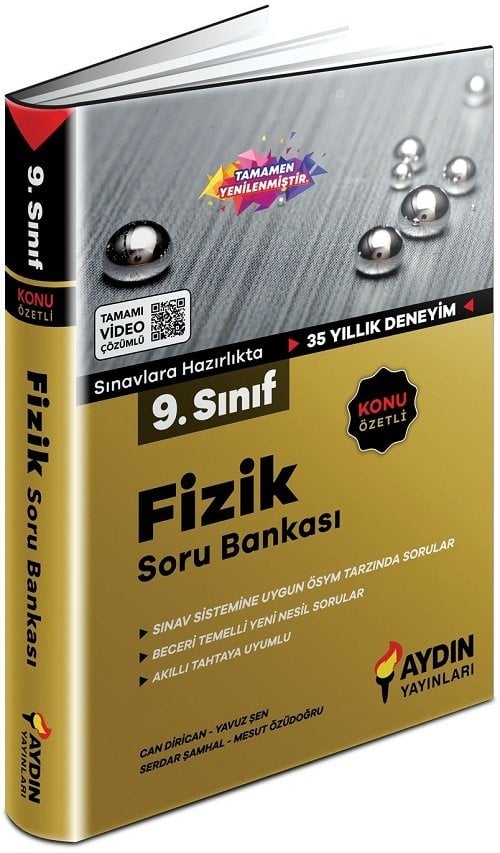 Aydın 9. Sınıf Fizik Soru Bankası Aydın Yayınları