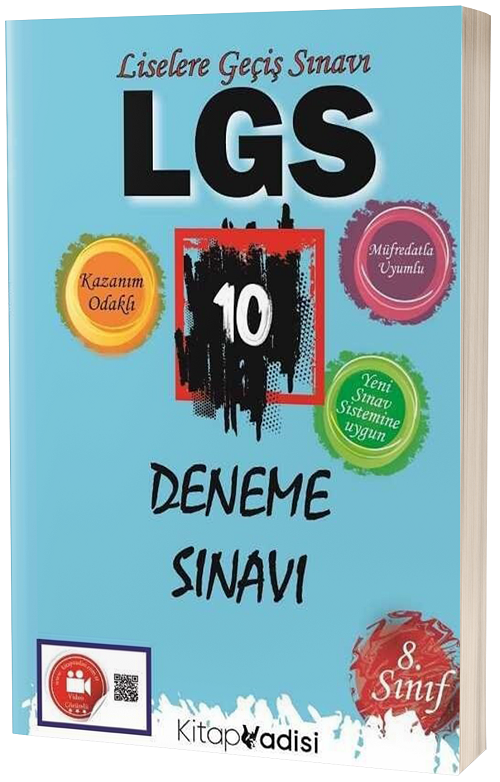 SÜPER FİYAT - Kitap Vadisi 8. Sınıf LGS 10 Deneme Kitap Vadisi Yayınları