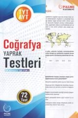 Palme YKS TYT AYT Coğrafya Yaprak Testleri 72 Test Palme Yayınları