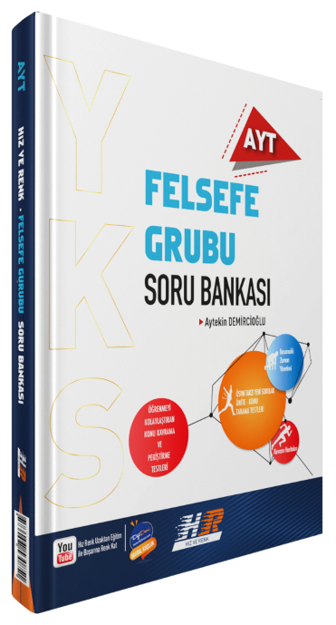 Hız ve Renk YKS AYT Felsefe Grubu Soru Bankası Hız ve Renk Yayınları