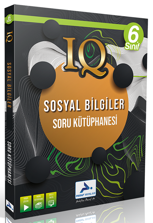 Paraf 6. Sınıf Sosyal Bilgiler IQ Soru Kütüphanesi Paraf Yayınları