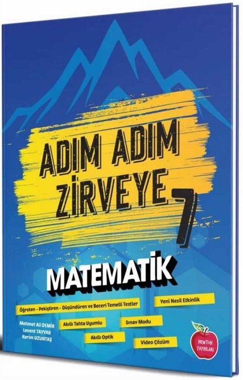 Newton 7. Sınıf Matematik Adım Adım Zirveye Soru Bankası Newton Yayınları