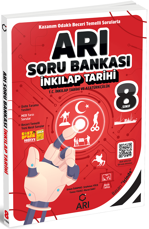 Arı Yayınları 8. Sınıf TC İnkılap Tarihi ve Atatürkçülük Arı Soru Bankası Arı Yayınları