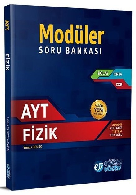 SÜPER FİYAT - Eğitim Vadisi YKS AYT Fizik Modüler Soru Bankası Eğitim Vadisi Yayınları