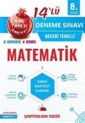 Nartest 8. Sınıf Matematik Nar Tanesi 14 Deneme Nartest Yayınları