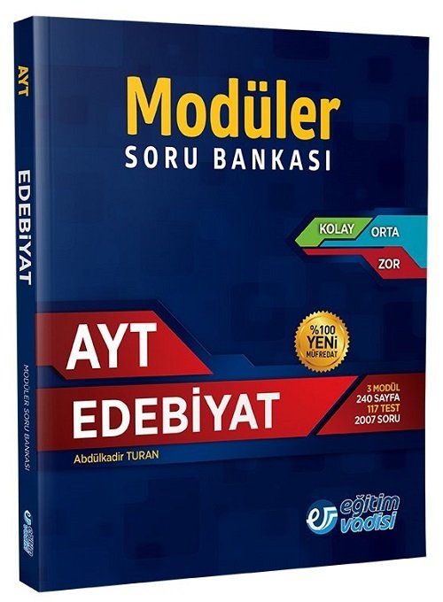 SÜPER FİYAT - Eğitim Vadisi YKS AYT Edebiyat Modüler Soru Bankası Eğitim Vadisi Yayınları