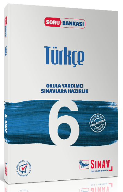 SÜPER FİYAT - Sınav 6. Sınıf Türkçe Soru Bankası Sınav Yayınları