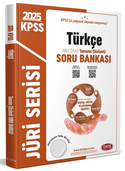 Data 2025 KPSS Türkçe Jüri Soru Bankası Çözümlü Data Yayınları