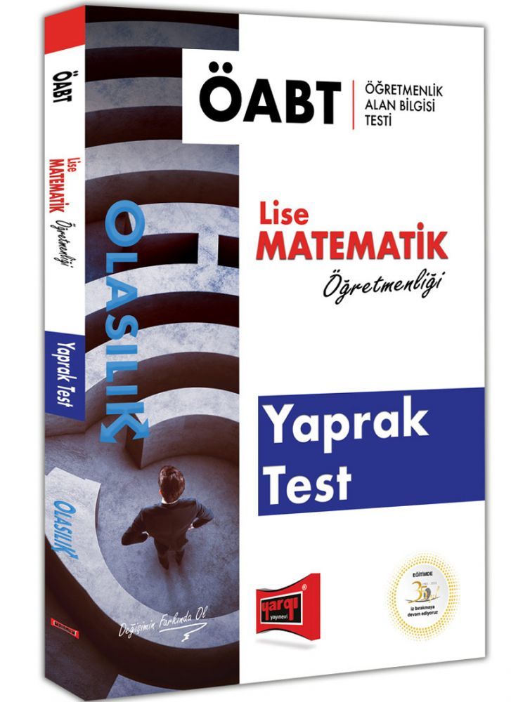 Yargı 2019 ÖABT OLASILIK Lise Matematik Öğretmenliği Yaprak Test Yargı Yayınları