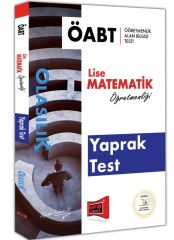 Yargı 2019 ÖABT OLASILIK Lise Matematik Öğretmenliği Yaprak Test Yargı Yayınları