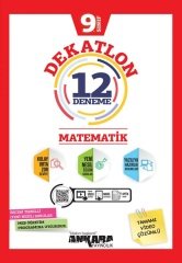 Ankara Yayıncılık 9. Sınıf Matematik Dekatlon 12 Deneme Ankara Yayıncılık