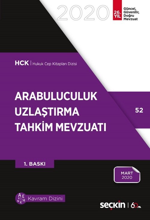 Seçkin Arabuluculuk Uzlaştırma Tahkim Mevzuatı Cep Kitabı Seçkin Yayınları