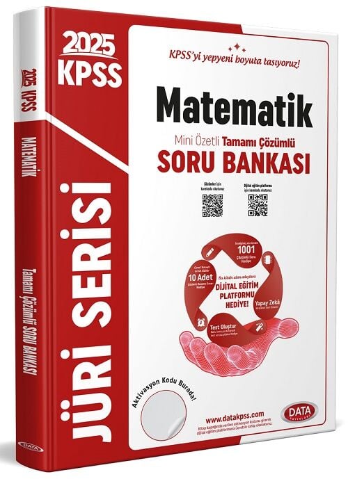 Data 2025 KPSS Matematik Jüri Soru Bankası Çözümlü Data Yayınları