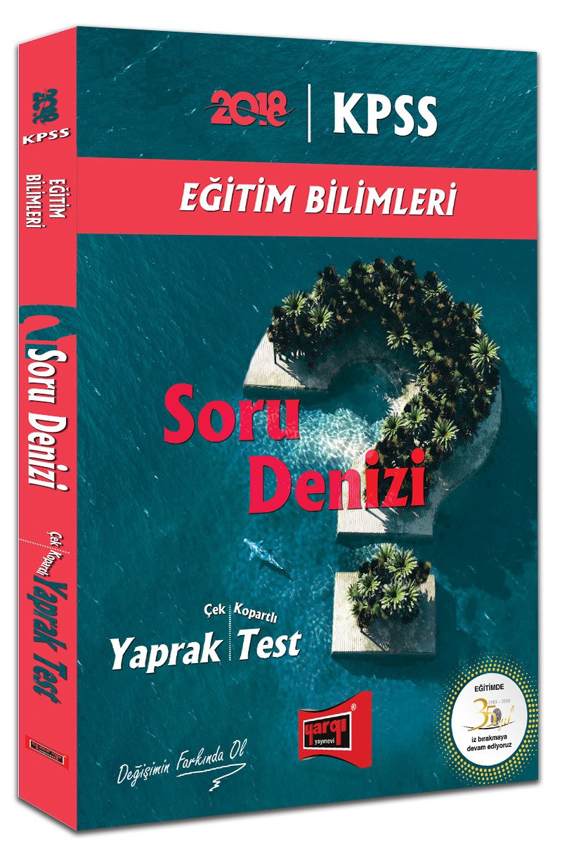 Yargı 2018 KPSS Eğitim Bilimleri Soru Denizi Yaprak Test Çek Kopartlı Yargı Yayınları