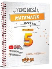 Spoiler 5. Sınıf Matematik Yeni Nesil Defteri Spoiler Yayınları