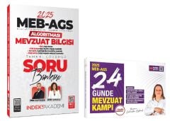 İndeks + Hangi KPSS 2025 MEB-AGS Akademisi 24 Günde Mevzuat Kampı + Soru Bankası 2 li Set - Emrah Vahap Özkaraca, Zeynep Salman İçli İndeks Akademi + Hangi KPSS Yayıncılık