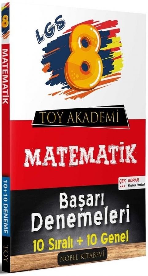 Toy Akademi 8. Sınıf LGS Matematik 10+10 Başarı Denemeleri Toy Akademi Yayınları