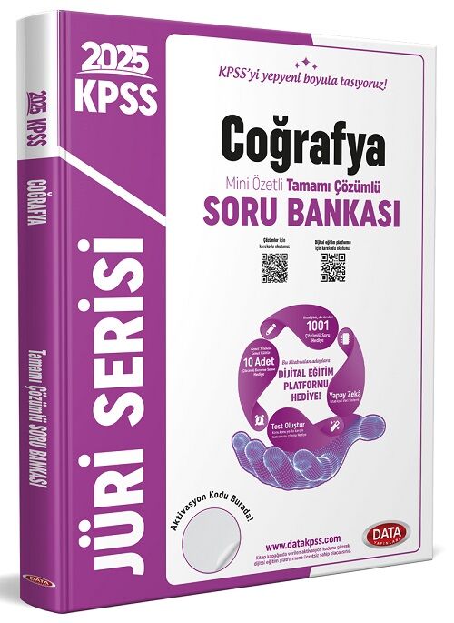 Data 2025 KPSS Coğrafya Jüri Soru Bankası Çözümlü Data Yayınları