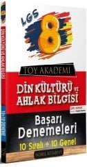 Toy Akademi 8. Sınıf LGS Din Kültürü ve Ahlak Bilgisi 10+10 Başarı Denemeleri Toy Akademi Yayınları