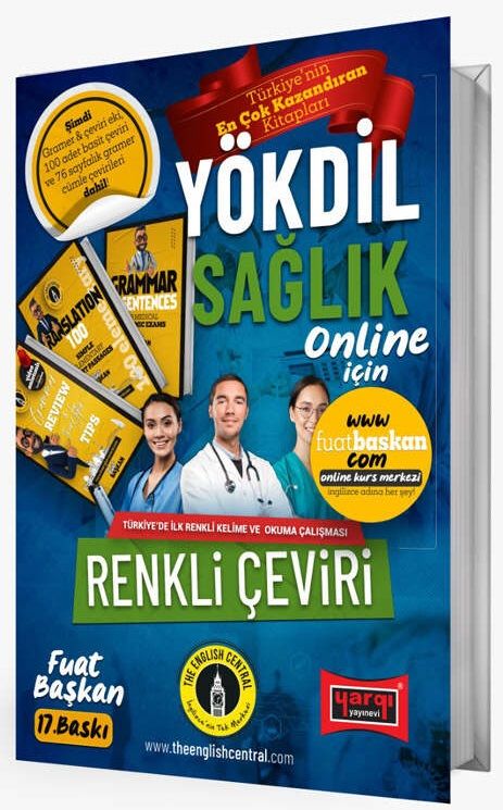 Yargı YÖKDİL Sağlık Bilimleri Renkli Çeviri - Fuat Başkan Yargı Yayınları