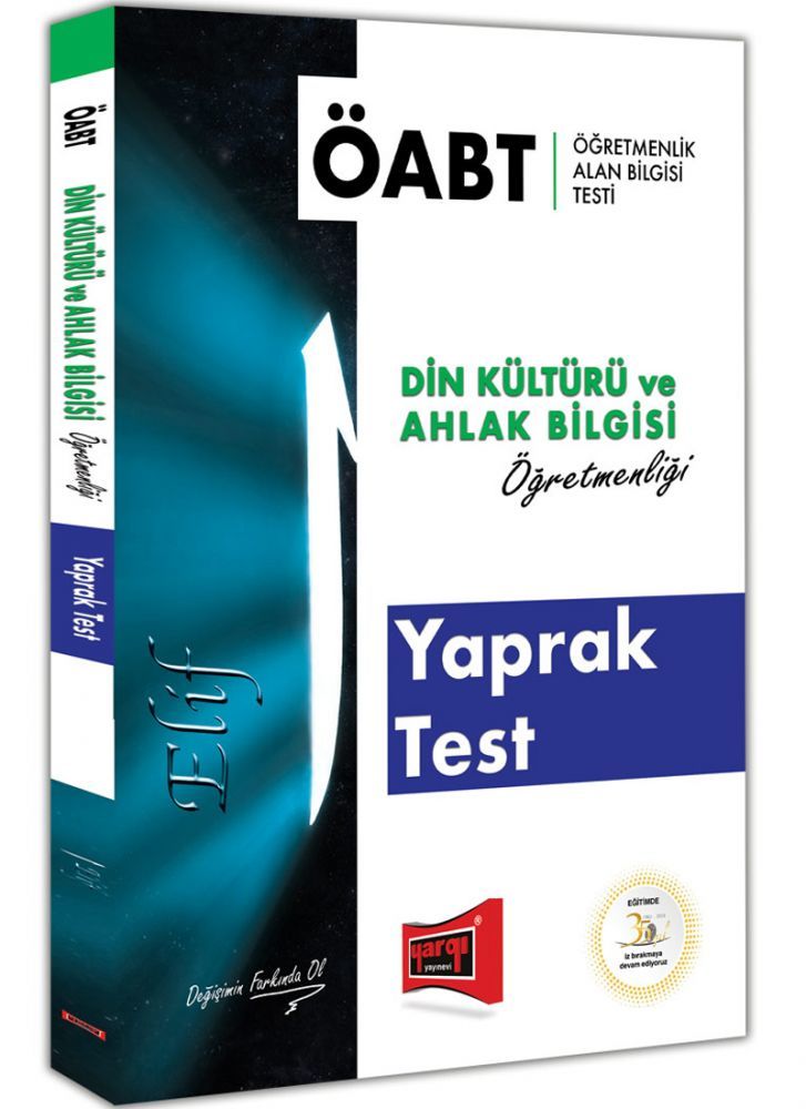 Yargı 2019 ÖABT ELİF Din Kültürü Öğretmenliği Yaprak Test Yargı Yayınları