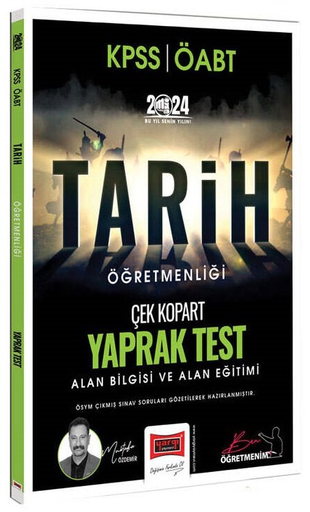 Yargı 2024 ÖABT Tarih Öğretmenliği Yaprak Test Yargı Yayınları