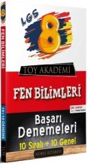 Toy Akademi 8. Sınıf LGS Fen Bilimleri 10+10 Başarı Denemeleri Toy Akademi Yayınları