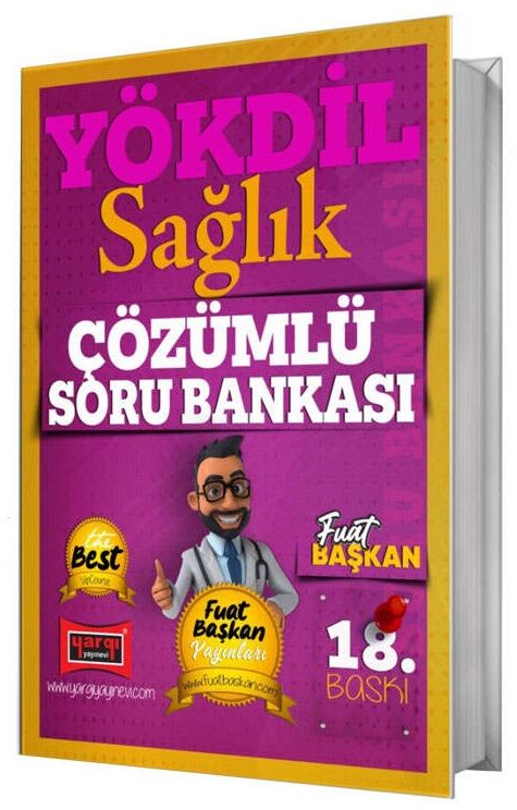 Yargı YÖKDİL Sağlık Soru Bankası Çözümlü 18. Baskı - Fuat Başkan Yargı Yayınları