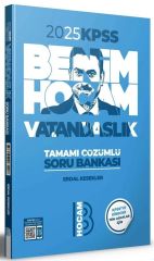 Benim Hocam 2025 KPSS Vatandaşlık Soru Bankası Çözümlü - Erdal Kesekler Benim Hocam Yayınları