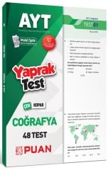 Puan YKS AYT Coğrafya Yaprak Test Puan Yayınları