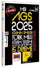 Yargı 2025 MEB-AGS Eğitimin Temelleri, Türk Milli Eğitim Sistemi İle Mevzuatı ve Anayasa 15 Deneme Çözümlü Anka Serisi - Tufan Genç Yargı Yayınları