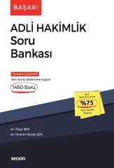 Seçkin BAŞARI Adli Hakimlik Soru Bankası Çözümlü - Özge Şen, İbrahim Burak Şen Seçkin Yayınları