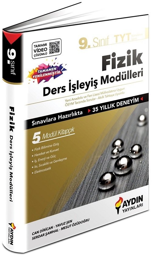 Aydın 9. Sınıf Fizik Ders İşleyiş Modülleri Aydın Yayınları