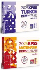 Benim Hocam 2025 KPSS Türkçe+Matematik Ders Notları 2 li Set Benim Hocam Yayınları